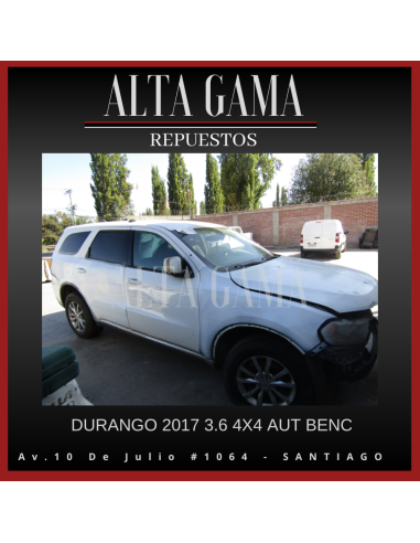 DESARME DODGE DURANGO 2017 3.6