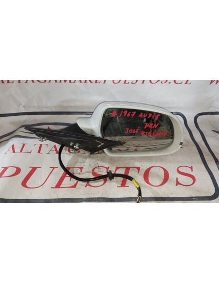 ESPEJO RETROVISOR DERECHO AUDI A5 2016 SPORTBACK TFSI SEDAN 1.8 2016 BENCINERO AUT 4X2